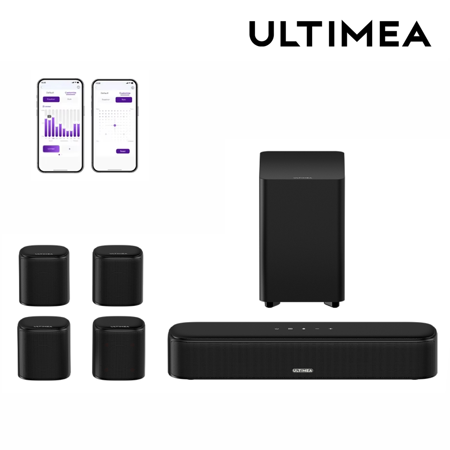 Home Cinema Wireless - Sistema di barra audio ULTIMEA a