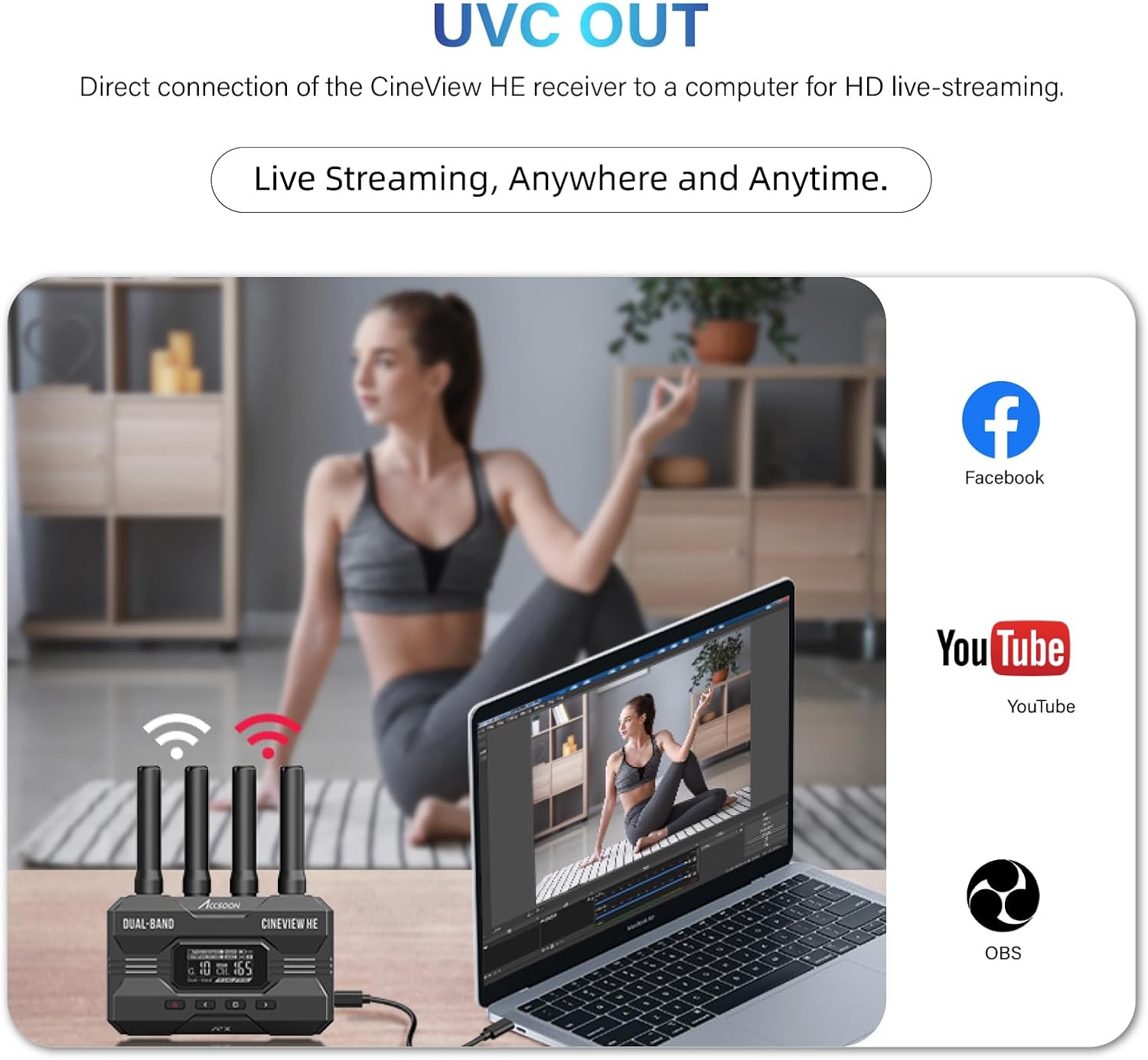HDMI Accsoon CineView HE Wirel - Home Cinema Wireless recensione e prezzo